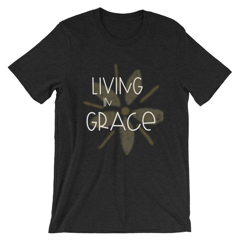 LivingInGraceTo's tweet photo. Excited to share the latest addition to Living In Grace Designs on our #Etsy shop. Living In Grace Shirt with a Flower Backdrop

#clothing #Tshirt #Garce #Faith #Christian #Women #Mom https://t.co/e7JVZLqTQi
