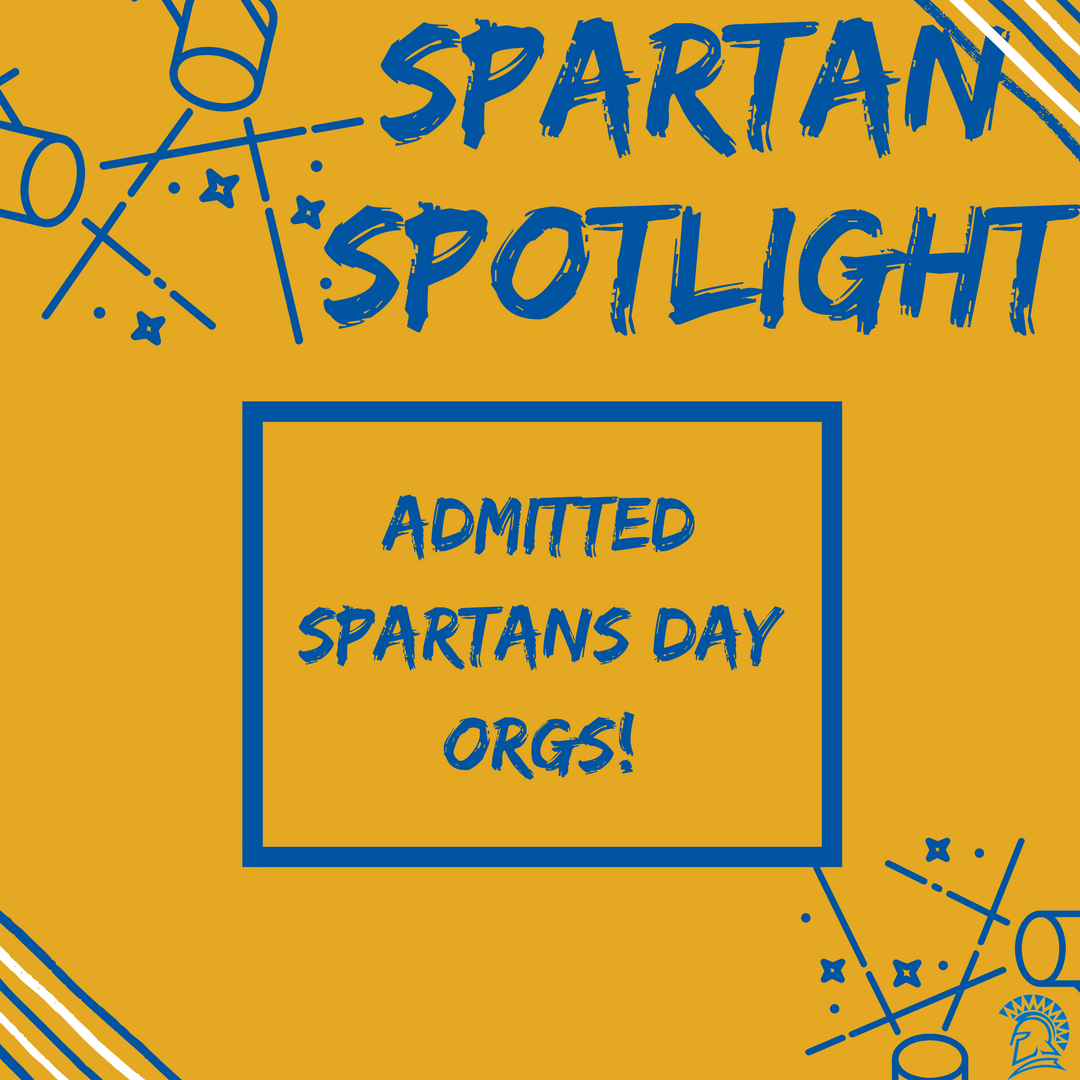 getinvolvedSJSU's tweet photo. Spartan Spotlight!!!!
Shotout to some our orgs that tabled during ASD!!!
#getinvolvedsjsu #TagYourOrg #RSO #ASD2018 https://t.co/d1zrRsRDJP