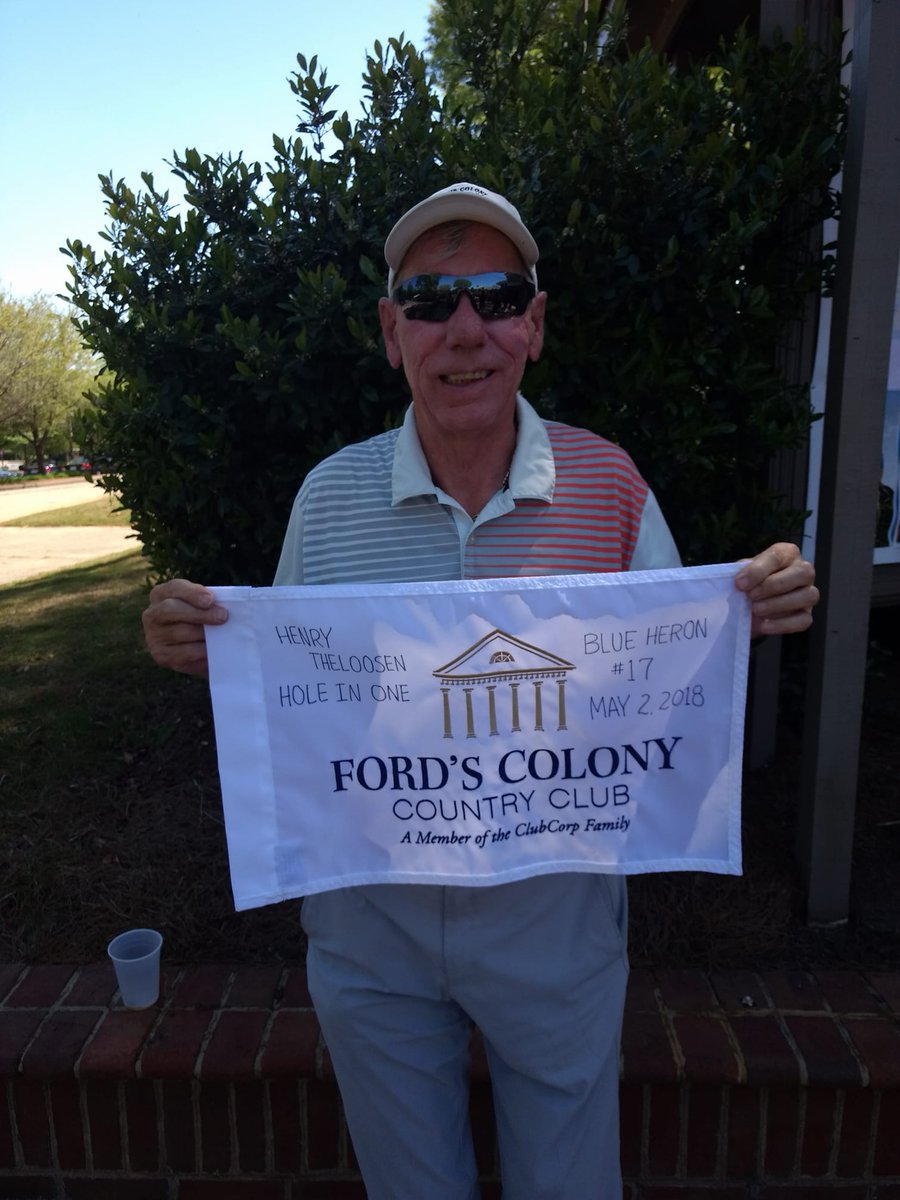 invitedclubs's tweet photo. Congratulations to Ford's Colony Member Henry for hitting a hole-in-one! #celebratingourmembers #lifelivedwell #getinthegame https://t.co/c42OjOdhbT