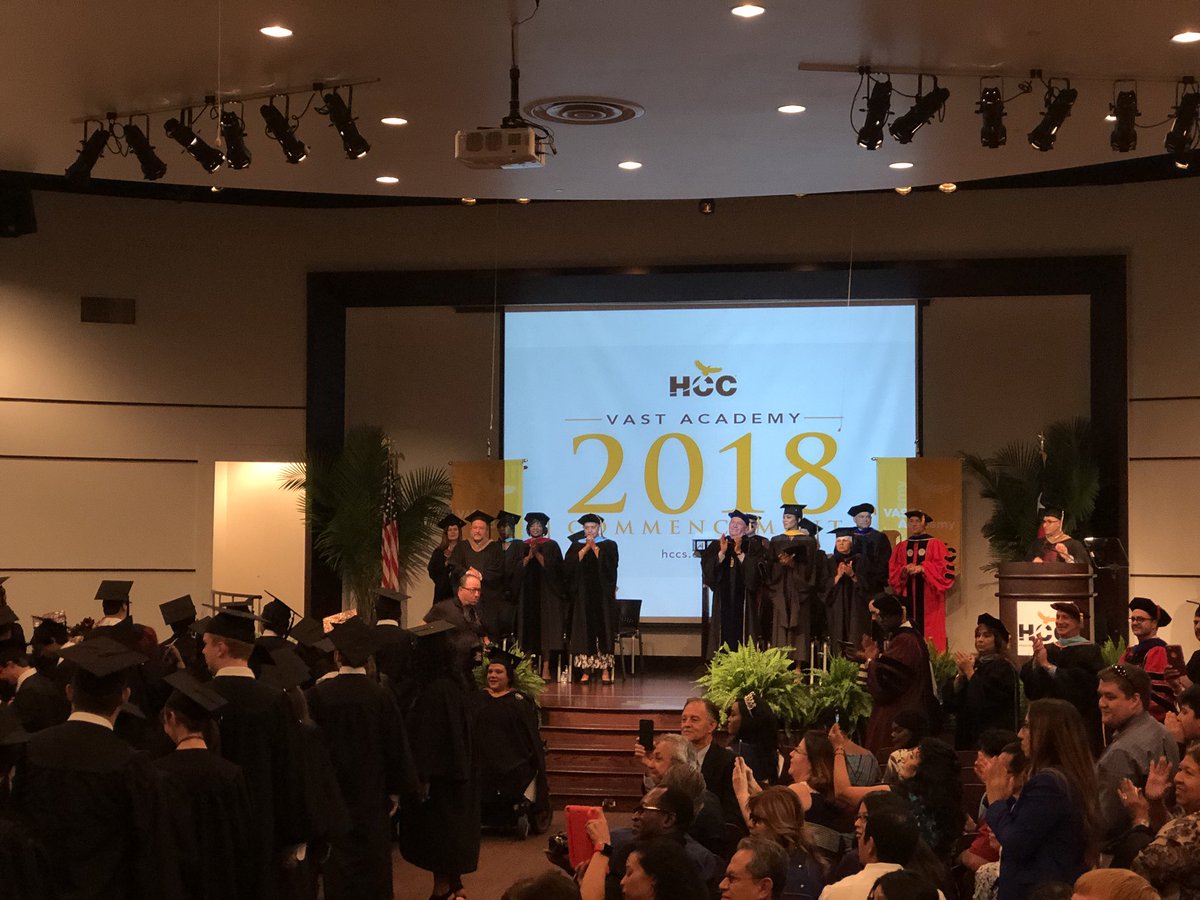 hccchan's tweet photo. #HCCProud to celebrate and honor our #VASTAcademy graduates! You have earned this day! #WeAreHCC #HCCgraduation2018 https://t.co/bEcBaJMSR6