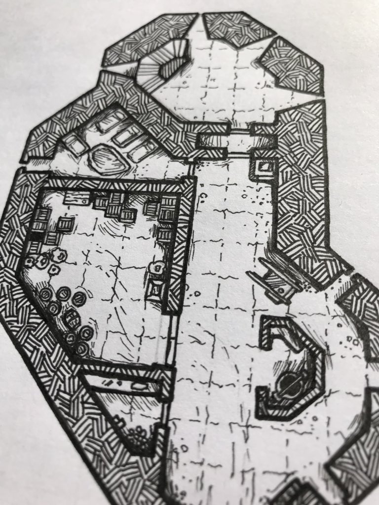 DarkRealmMaps's tweet photo. The Crag Forts of the Calacrow -
A new ongoing project dedicated to the awesome peeps on Twitter who inspire me to draw. Every new fort is named after one of you! The first is called Uding Fort for @RoughDesigning  - it’s nearly done. #dnd #dnd5e #fort #map #cartography #rpg https://t.co/3VuMRaEXLR