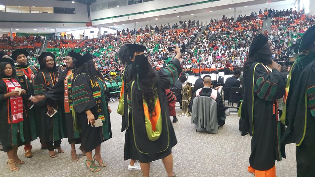 FAMU_1887's tweet photo. Graduates and guests, share moments of your graduation experience using #FAMUgradSpring18! https://t.co/tJW29f9QdD