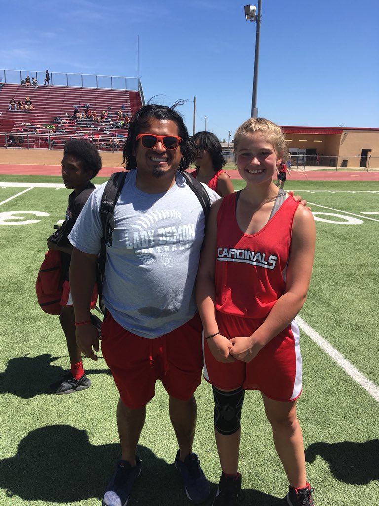7th Girls Shot Put (4th place): Alexis Hinderliter!
