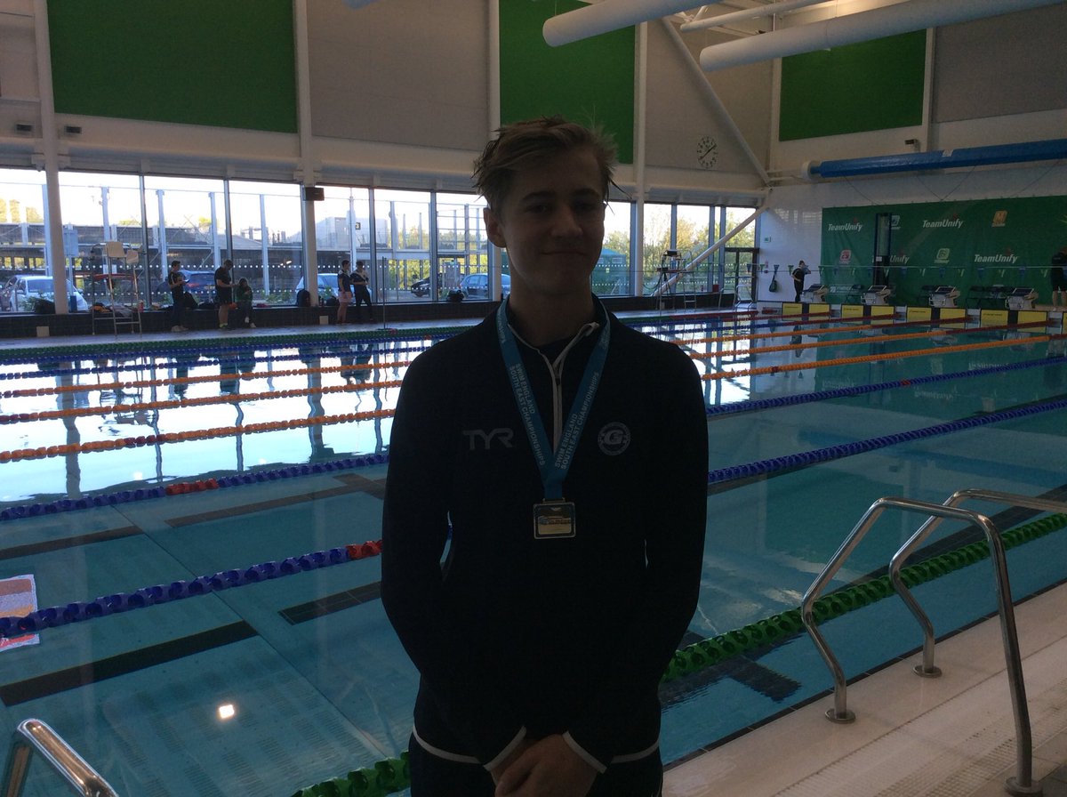 GOLD: For Charlie Trotman in the 100m Brst! #BrstSprintDouble
