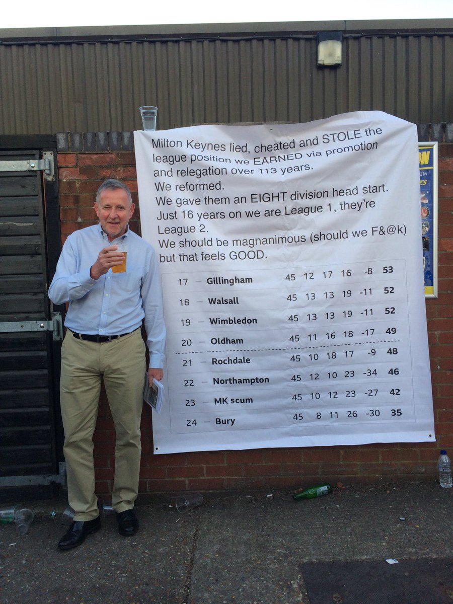 hackneyhaz's tweet image. Terry Brown = legend. #afcwimbledon