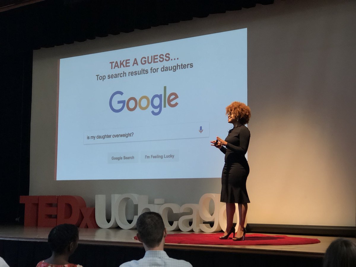 TEDxUChicago's tweet photo. “We still value boys for their intellect and girls for the way that they look” - @MissKelleyOhh at #TEDxUChicago https://t.co/TiUT6T7YMz