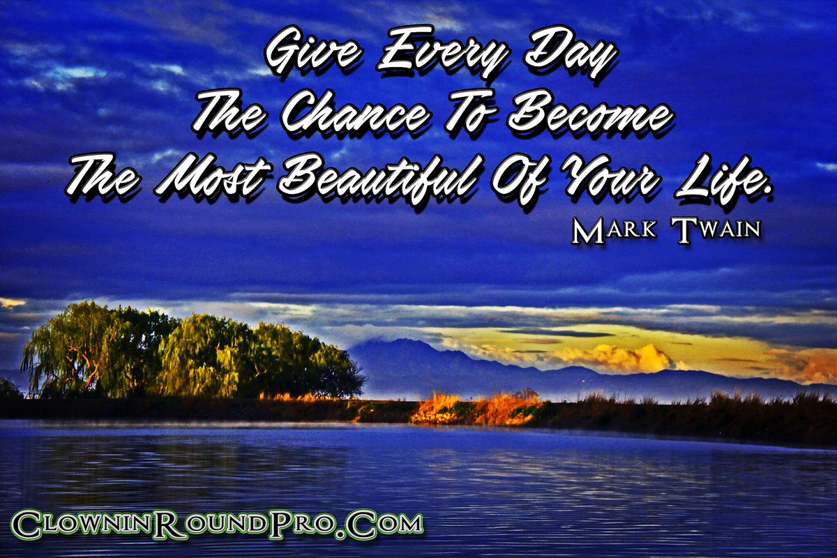ClowninRoundPro's tweet photo. Give Everyday a chance!!! #MarkTwain #californiarivers #califly #River #Lodi #riverlife #clowninroundpro #reddirtrockband https://t.co/M2FTFn7Phb