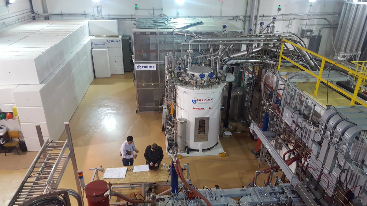 PhDewhurst's tweet photo. My final activity of #IPAC18. A tour of the @TRIUMFLab facility in #Vancouver. #rabbits #cyclotron #TRIUMF https://t.co/grx7pTFiwc