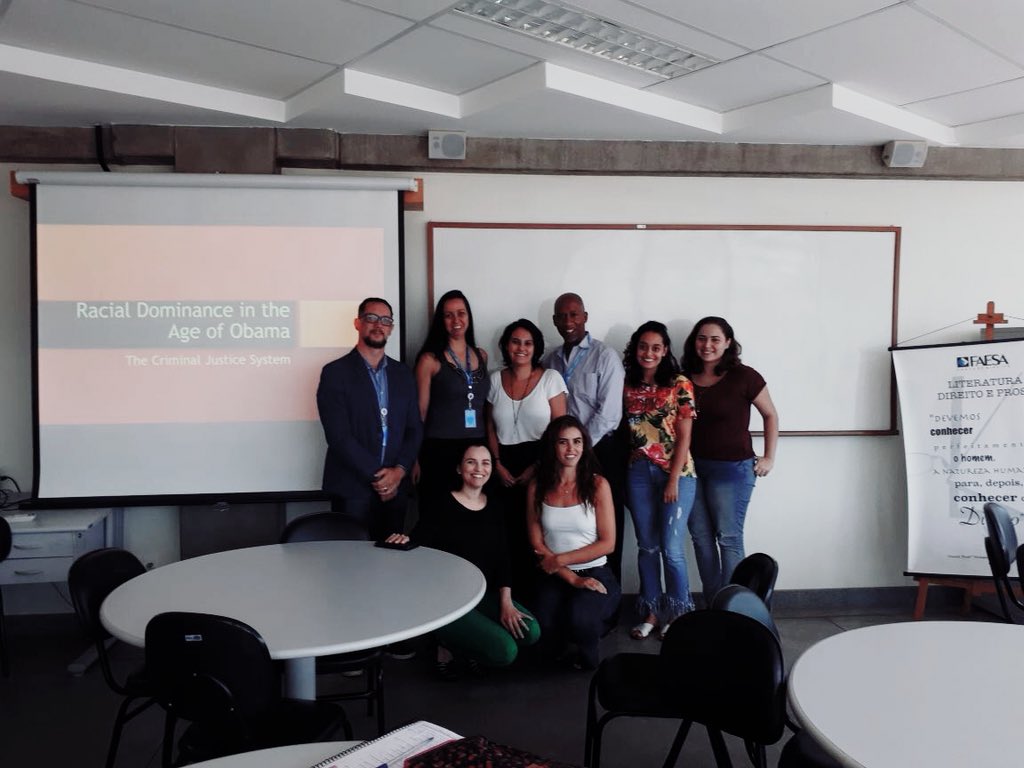 CarltonWJD's tweet photo. My Social Dominance and Police Violence #Research Team at #FAESA University in #Vitoria, #Brazil. #PoliceBrutality https://t.co/mu0QwzNF40