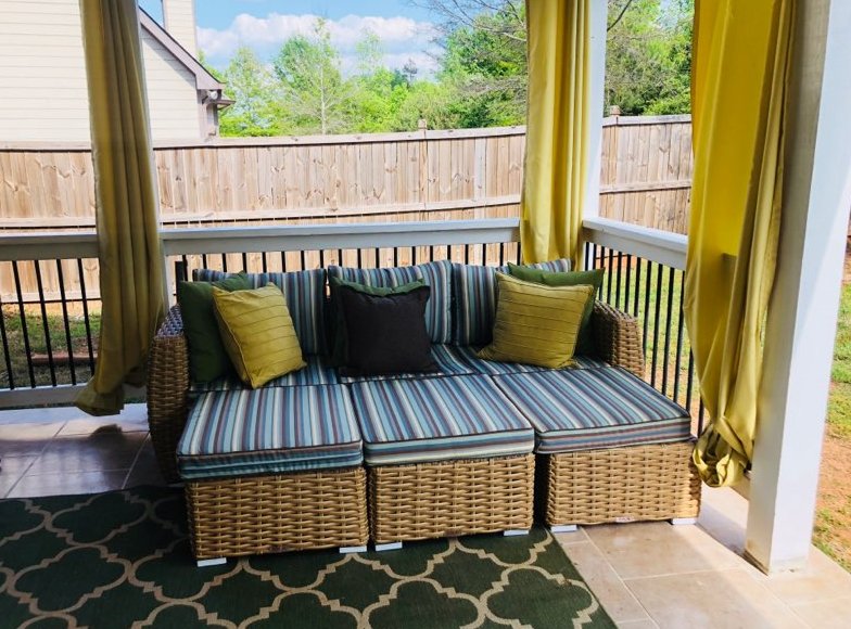 gooddegg's tweet photo. This Camia Sofa Set set offers all-weather resistant resin wicker that feels genuine and will last for many years. Plush cushions that are made from 100% polyester material, easily removable covers and are UV resistant.

https://t.co/qyGThUkUNS https://t.co/i08hyBburB