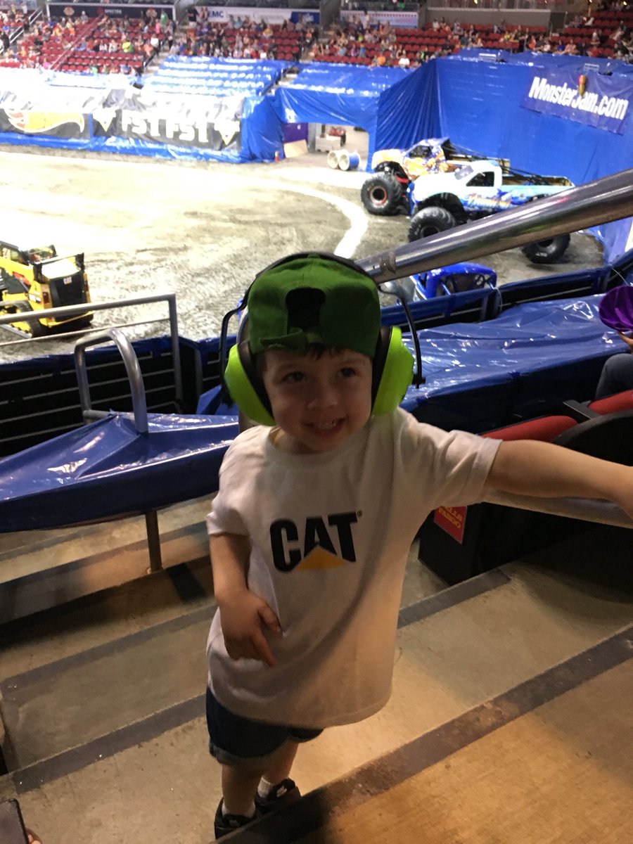 Thank you to Ziegler Cat and Papa T for the tickets to <a href="/MonsterJam/">Monster Jam</a> for the well needed family time during this crazy spring! #familytime