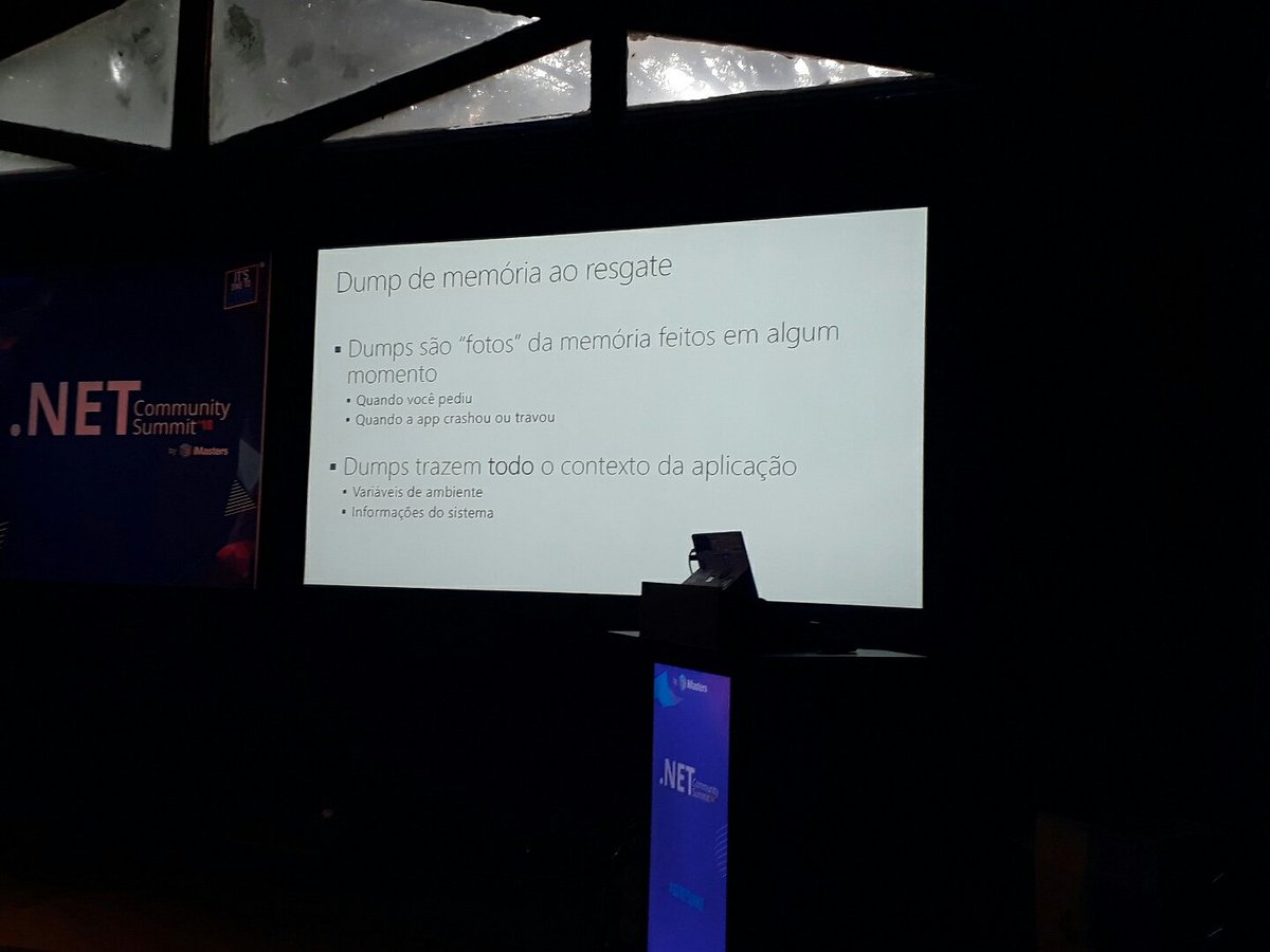 iMasters's tweet image. @giovannibassi dumps sao fotos da memoria feitos em algum momento #dotNETSummit