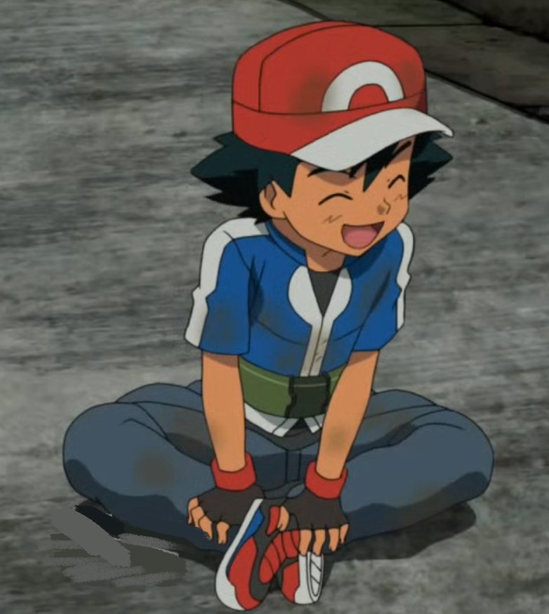 ASH: There's no way I can get this tight magnetic belt off!SERENA: Her...