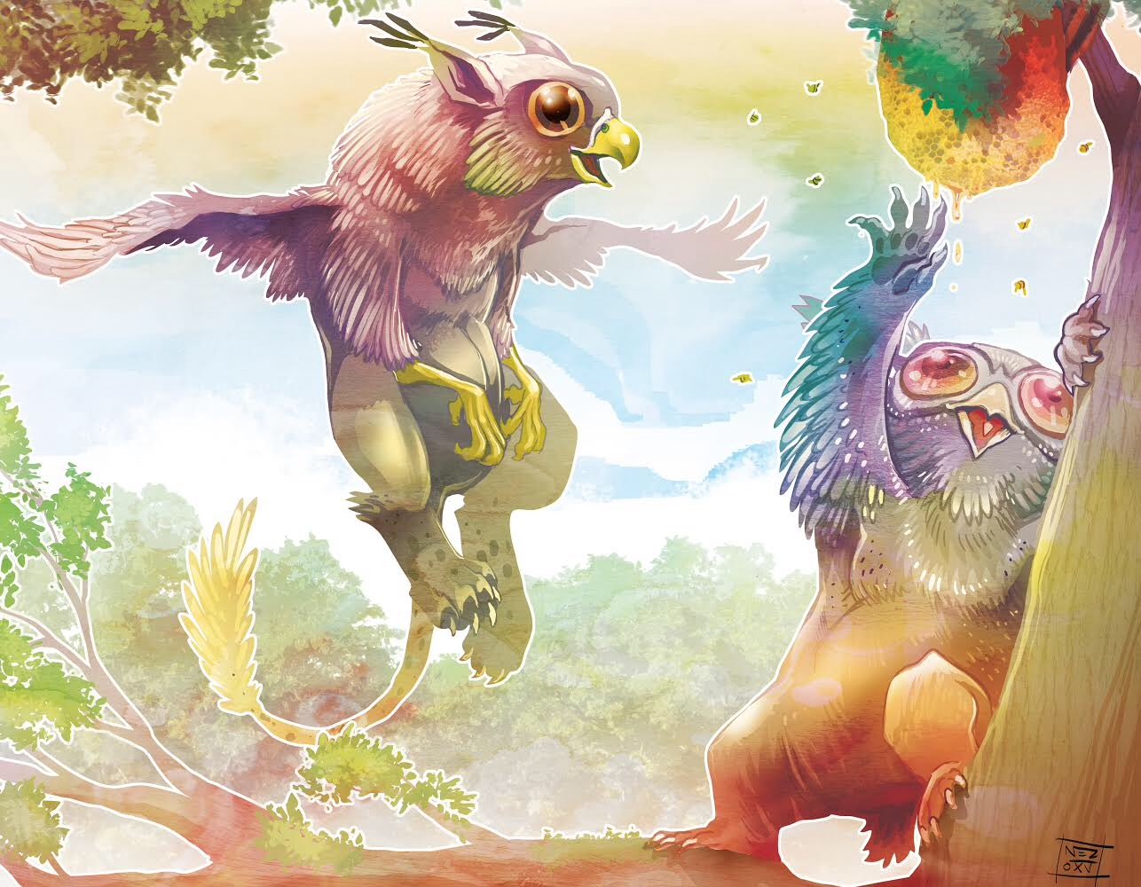 트위터의 Baby Bestiary 님 From Our 16 Calendar By Domeniconeziti An Adorable Owlbear And Griffin Owlbear Griffin Dnd Rpg Babybestiary T Co 6detkuklcc T Co Fck9vrwezz