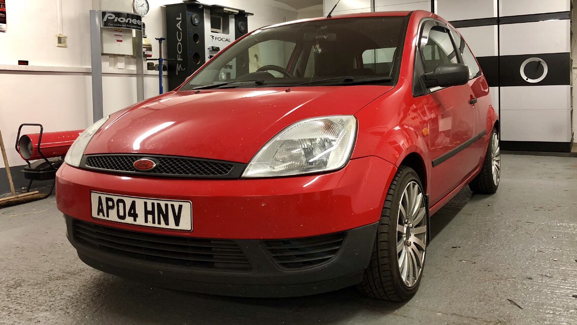 Another little car that been well and truly protected by a Cobra alarm system at Cartech