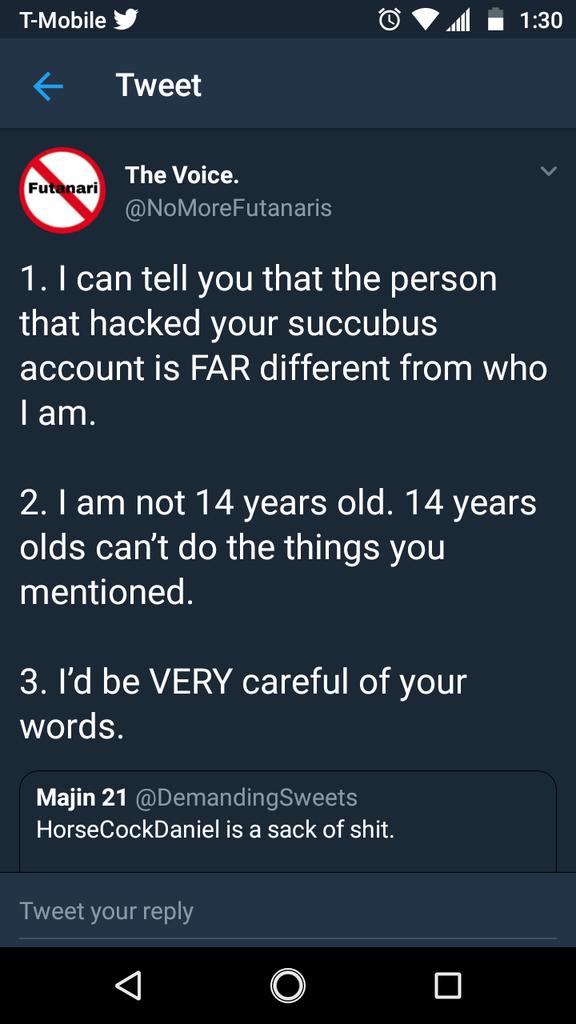 Looks like mr horse cock is back with a new account.

That's just fucking sad that a nigga is so butt hurt over the fact that he is a nasty mother fucking who likes horse dicks.

Take yo ass off Twitter please. Thanks. @NoMoreFuranaris