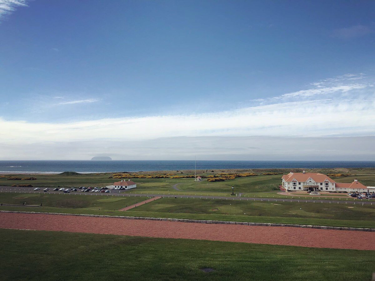 No filter needed for the west coast of Scotland in May. 
Beautiful views for our wedding party at <a href="/TrumpTurnberry/">Trump Turnberry</a> today.  Can’t wait to show you the details tomorrow!