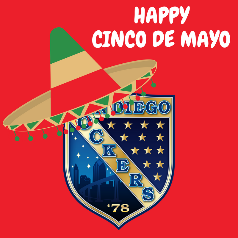 SanDiegoSockers's tweet photo. Happy Cinco de Mayo from the San Diego Sockers! 

#CincodeMayo #SanDiegoSockers #SoccerInSD #SoccerInSanDiego #SanDiego #SanDiegoSports #MASLSoccer #MASLArena #MASLEnEspanol https://t.co/a1skQ0QgZv