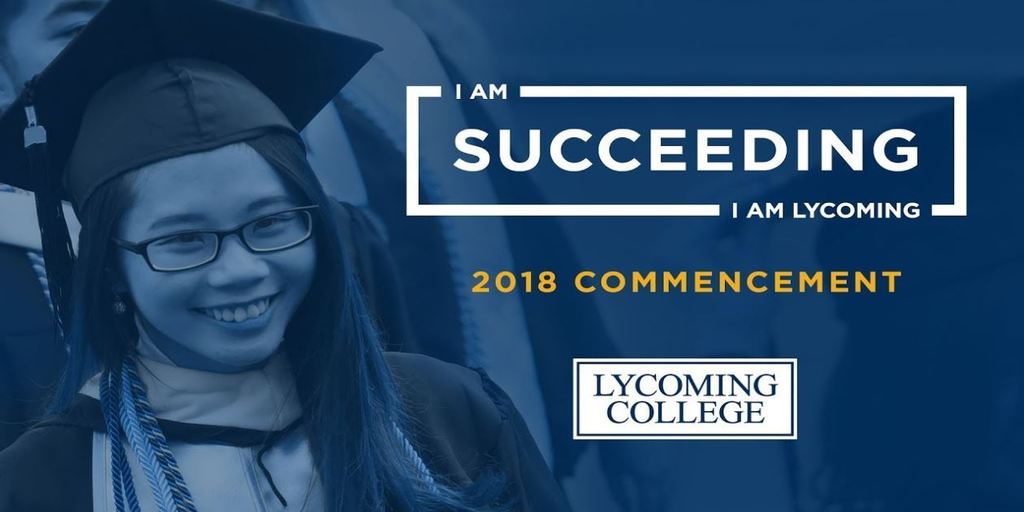LycomingCollege's tweet photo. Tune in to our YouTube live stream next Saturday at 2 p.m. to watch #Lyco2018 walk through the Oliver Sterling Metzler Gate in Lycoming's 170th commencement! https://t.co/A7zr12xPSX #ThinkDeeply #ActBoldly https://t.co/rlitqDyFnQ