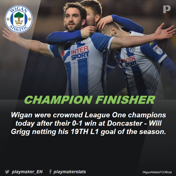playmaker_EN's tweet photo. 🏆 Best in League One (WIGAN; 17/18):
👉 Most points: 98
⚽️ Most goals: 89
🇼 Most wins: 29
💥 Most wins by 3+ goals: 12
🇱 Fewest defeats: 6*
👊 Fewest goals conceded: 29
⛔ Most clean sheets: 27
➕ Best Goal Diff: +60
* joint with Blackburn
🔥#wafc @LaticsOfficial🔥 https://t.co/OgJlAbCyAT