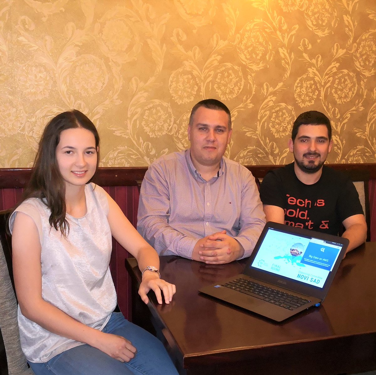 aleksandarnenov's tweet photo. Excellent afternoon planning meeting on #AWS @awscloud technical support details of the Big Data Analysis Challenge with @EESTECLCNoviSad @eestechallenge organizing team Nikola Milić and Ivana Komadina
@EESTEC #EESTEC #EESTechChallenge https://t.co/VEsi2VWkjy