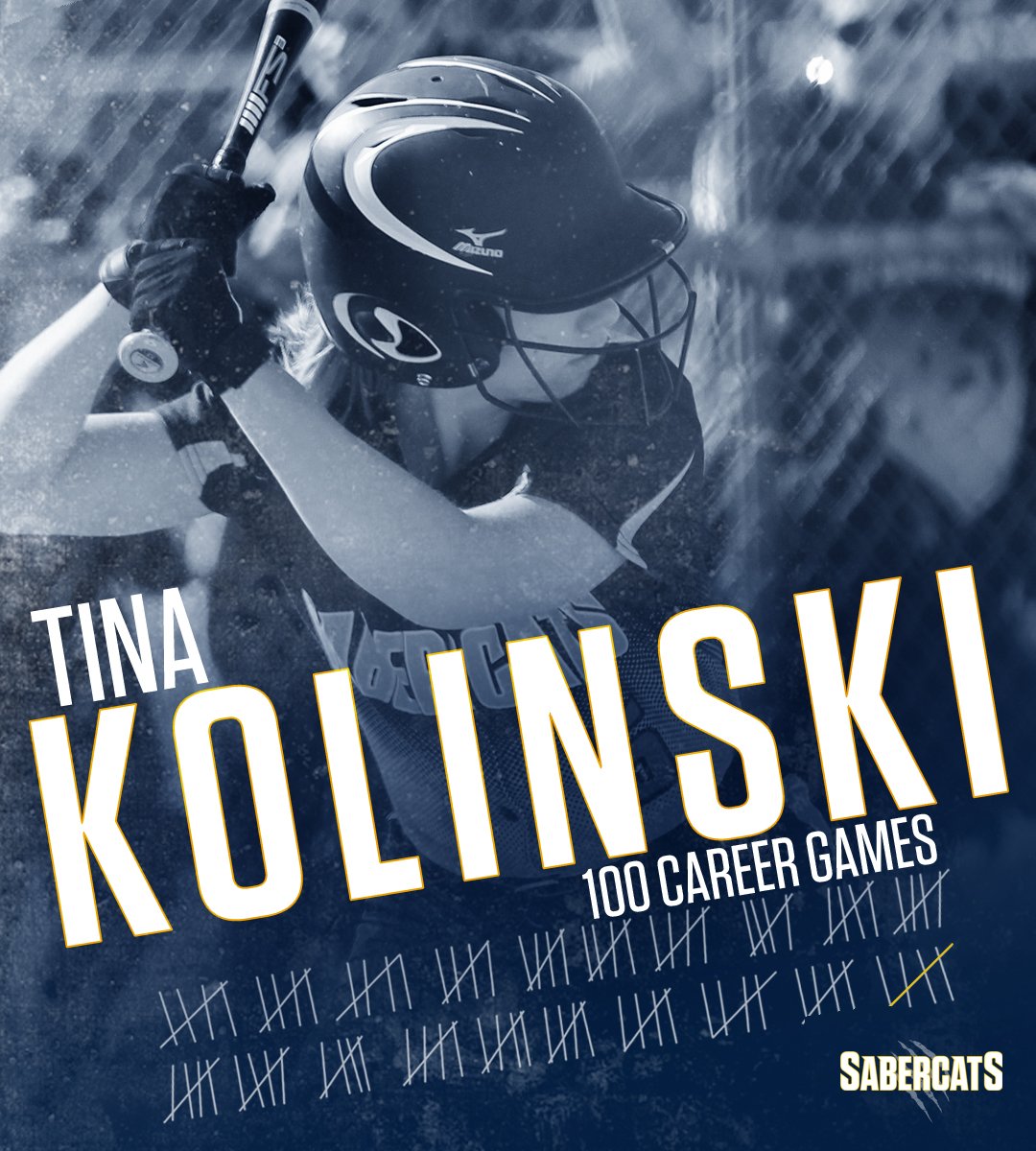 MBUSabercats's tweet photo. Tina Kolinski played her 100th career game on Wednesday, and she graduated on Friday. What a week!
#StudentAthletes #Milestones #SnarlStrong #SaberStats https://t.co/GCebIhQnuY