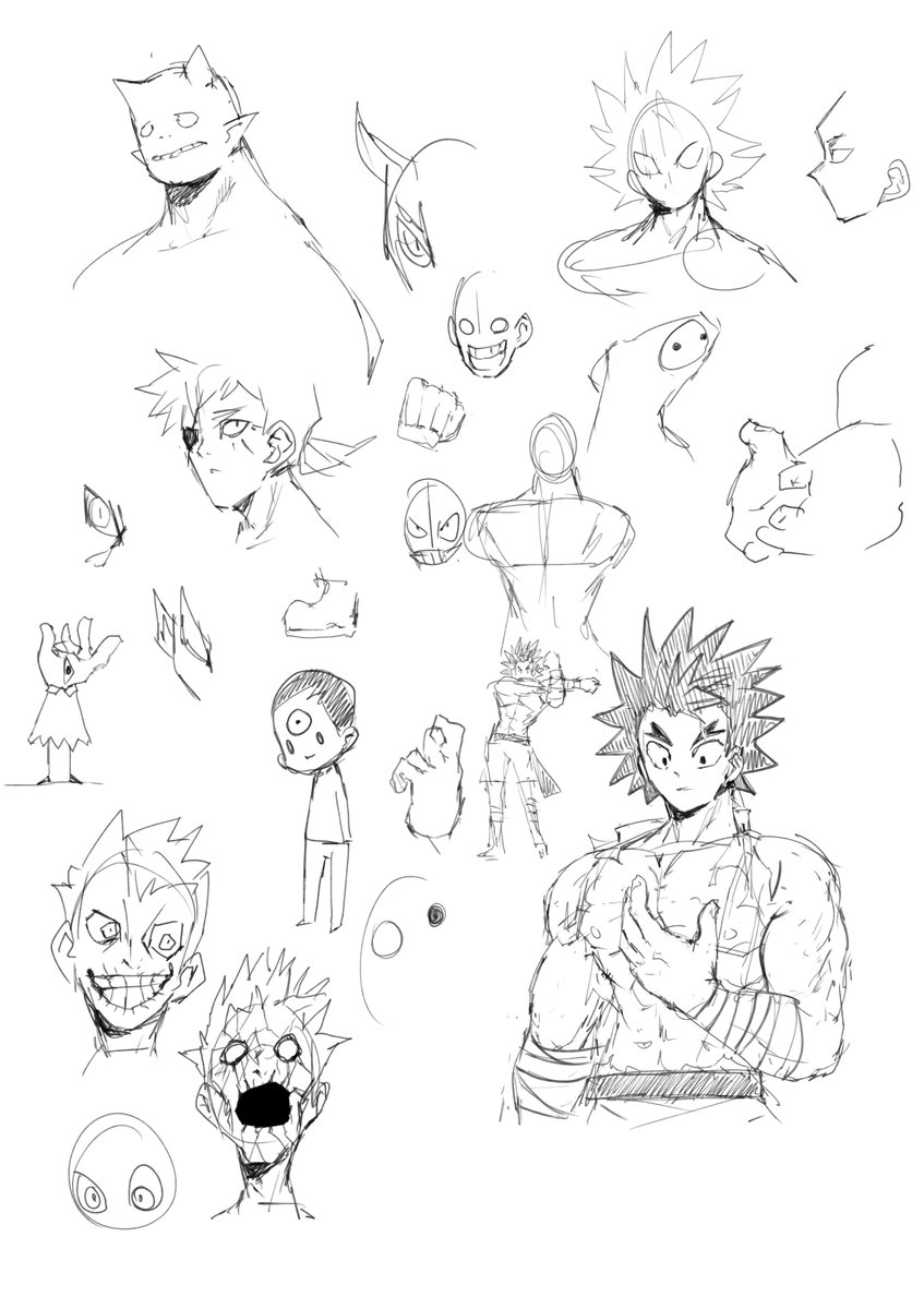 Ah-Ah I'm such a letdown. I haven't uploaded nearly as much cool stuff as I used to. Here are some more older sketches I did digitally! I'm finding back into my flow, I'll present you with something really cool in no time. Hopefully