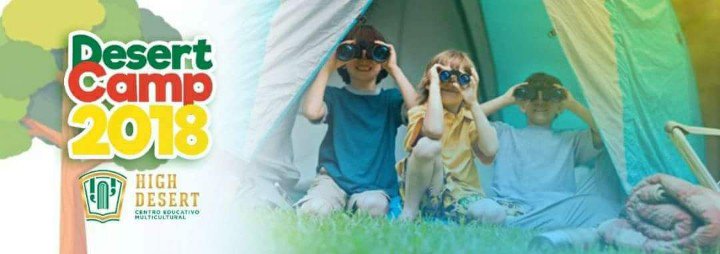 cemhighdesert's tweet photo. Los esperamos #DesertCamp #Highdesert 2018 #Campamento #Verano #Niños #Diversión #Cuidado https://t.co/DMSY9X8aQU