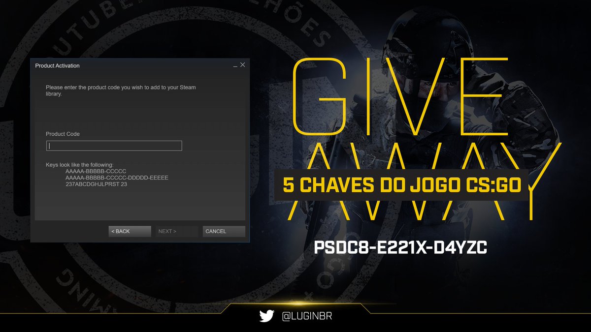 LuginBr's tweet photo. 🔑Vocês querem mais chave de CSGO? 🔑
☑️Como participar: https://t.co/XtS5ihmQLV
🕛: 48H
️🥇: 5 ganhadores
#LuginSorteio #Giveaway #SorteioCSGO #GiveawayCSGO #CSGOSkins #SkinsCSGO https://t.co/iMf9mQms5r