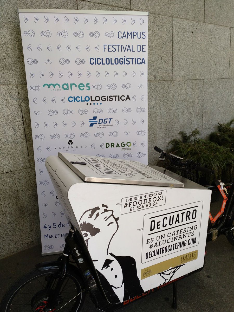 Fin de semana de campus de ciclologistica en Madrid y cumpliendo  con nuestro repartos