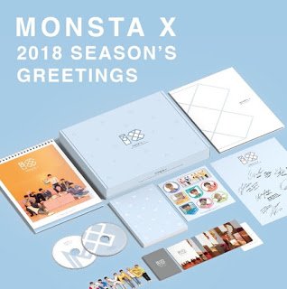 ShopKorean's tweet photo. Artículos #Kpop a la venta en #KShop [Good Oficiales] Season`s Greetings Oficial Monsta X 2018 https://t.co/yx1XfSM8tF https://t.co/oVKZy7DOZg