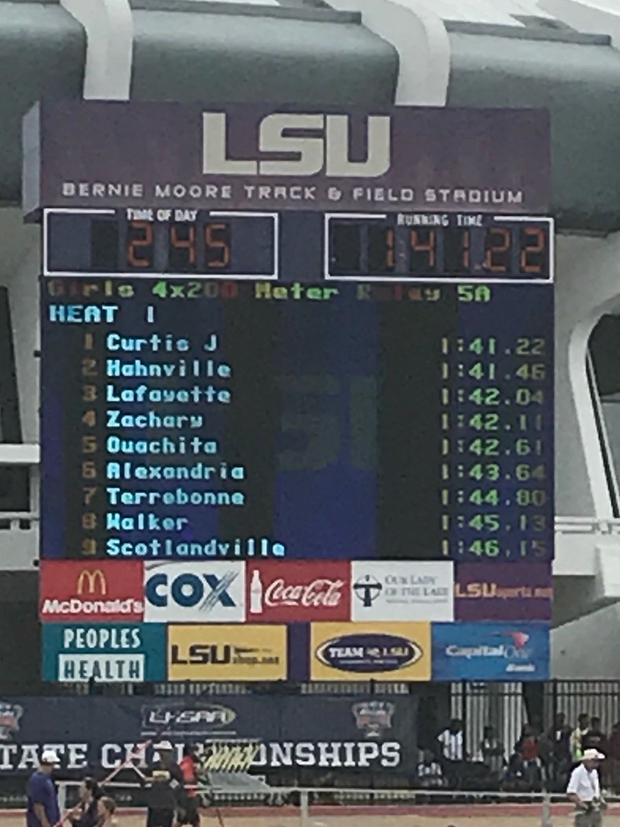 Congratulations to the girls 4x2 relay team who placed 2nd in the state with a season best by over a second (Kevell Byrd, Yelah Moses, Ashlyn Jack, Alexis Williams)🥈🐅