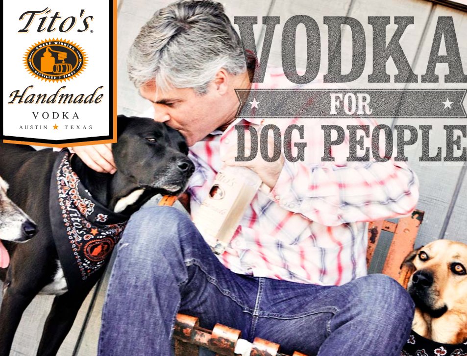 TheSatoProject's tweet photo. Did you know that @TitosVodka has been raising money for rescue dogs since its founding 20 years ago? We are honored to count them as one of our Premiere sponsors for #TheSatoSocial May 10. Thank you Tito's Vodka for being in the sato corner. #vodkafordogpeople #nycevents https://t.co/DH9W0elnVy
