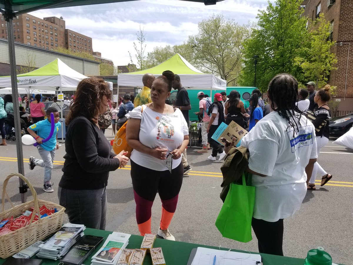 HlthCareChoices's tweet photo. Awesome event today at the 3rd Annual Wellness Fest hosted by @HSBrooklynCAN. We made so many connections and are looking forward to welcoming new patients info the HCC family. #ValueCHCs #BKCAN https://t.co/PsJIYz4Ftf