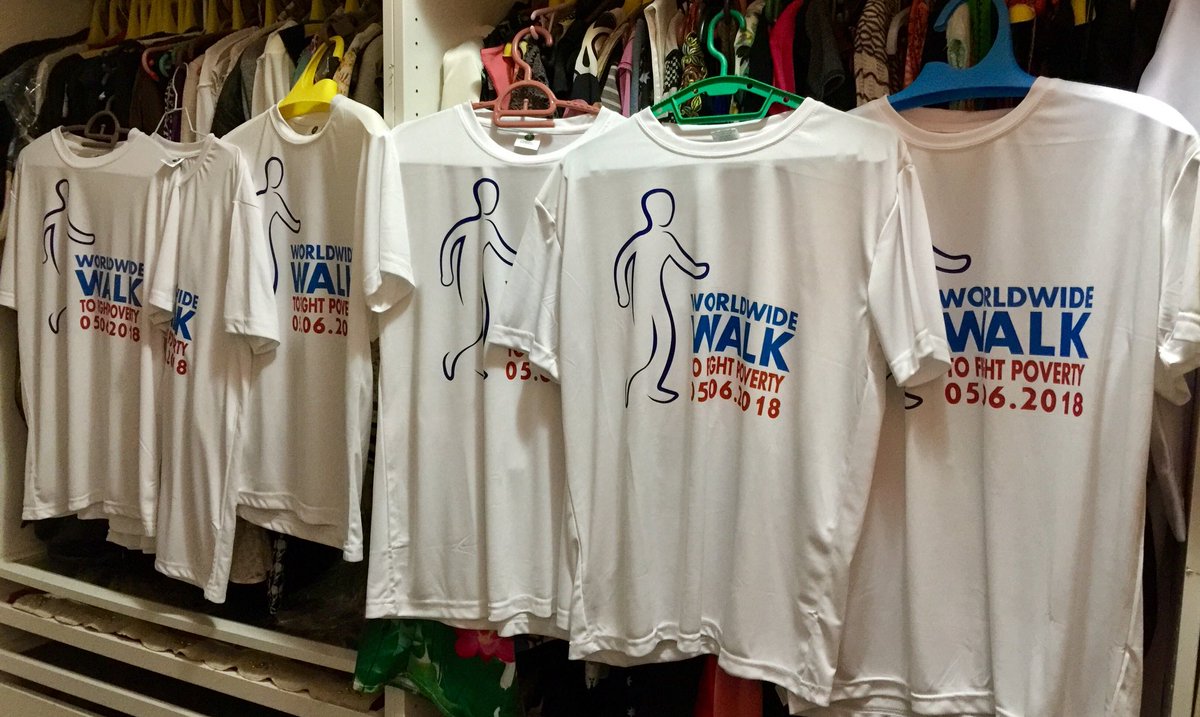 AnnAgpay's tweet photo. We are ready! Team Qatar #INCwalktofightpoverty https://t.co/D1n6tdgOl2