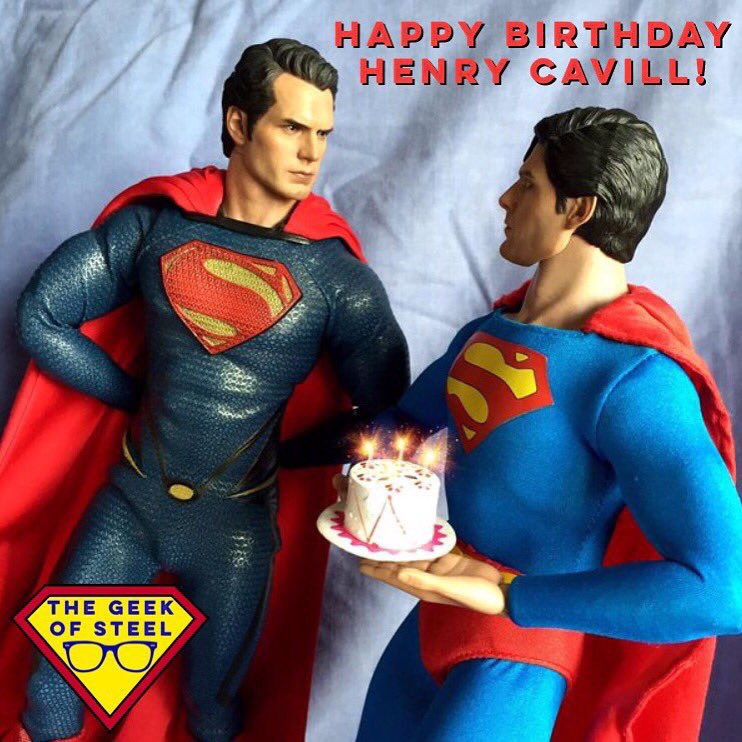 From one Superman to another.
Henry Cavill, Happy Birthday.    