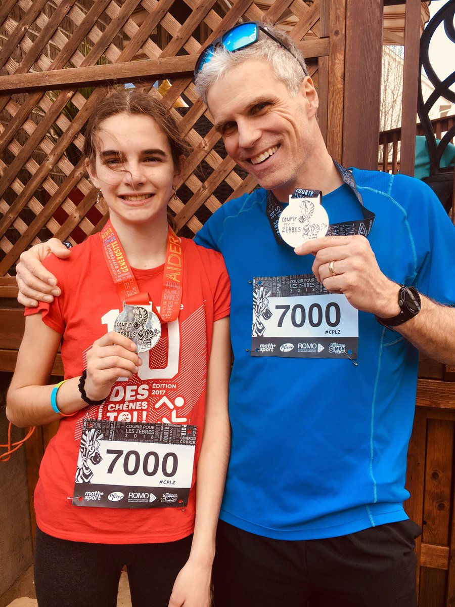 FredPlanteRDS's tweet photo. Très belle course de 7000 mètres (7km) avec ma fille Alice pour la Fondation Simon le Zèbre et qui vise à sensibiliser la population du Québec aux maladies orphelines. @simonlezebre #cplz2018 #simonlezebre https://t.co/rFG2AsCIMh