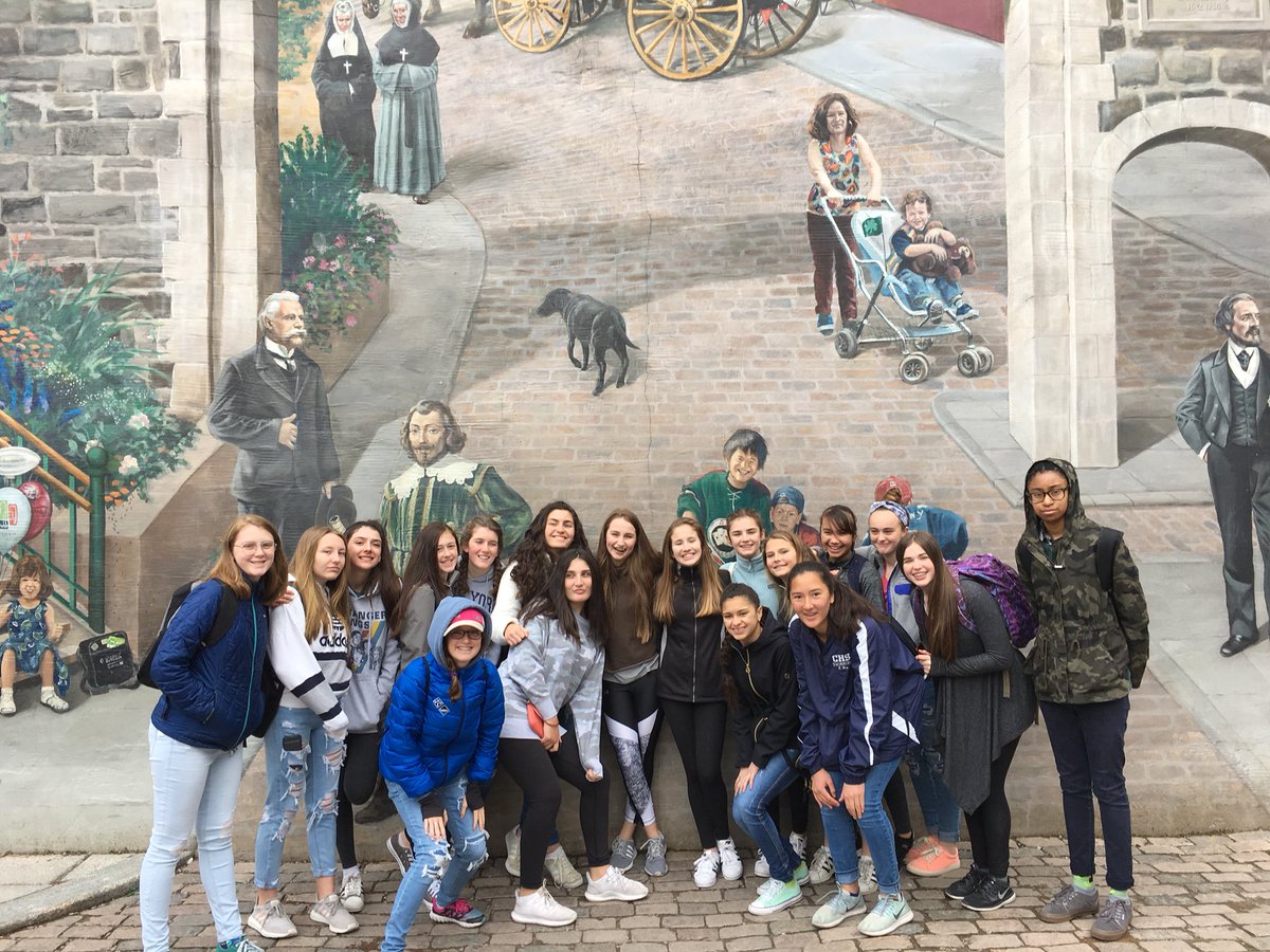CohassetMiddle's tweet photo. Our 8th grade French students are having a great time celebrating Cinco de Mayo in Quebec! https://t.co/NPbwZC3wdA