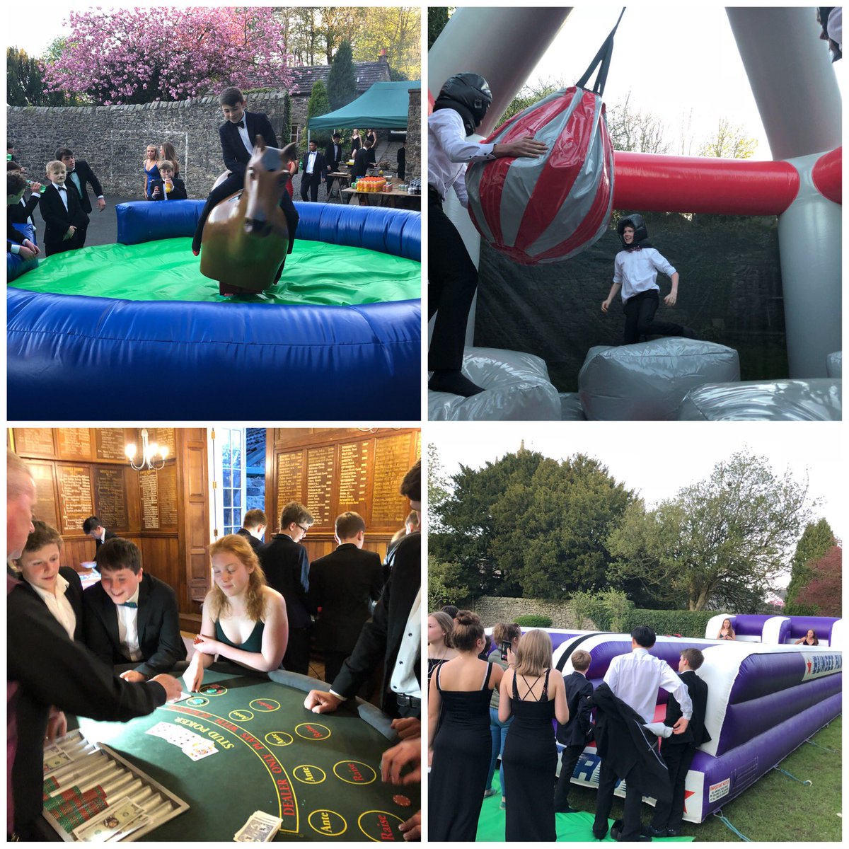 lmsents's tweet photo. Having a brilliant night at @Evans_Sedbergh at @SedberghSchool tonight!
Tonight we have #NeuronRace, 4 #FunCasino Tables, #Inflatable #Wipeout, #BungeeRun, #InflatableDarts and the BRAND NEW #HumanDemolition and #RodeoHorse!
#Event #Events #Entertainment #Casino #Inflatables https://t.co/ovuZDIqAMT