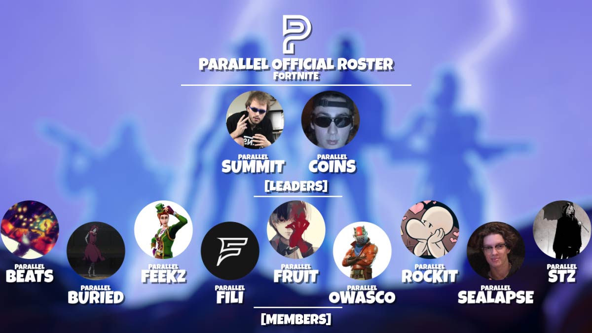 Parallel On Twitter Introducing Parallel Fortnite Check Out Our Promo Video Here Its Sick Https T Co Dhxz6fpqr2 Team Parallel Fortnite Roster Team Parallel Fortnite Roster Parallel On Twitter Introducing Parallel Fortnite Check Out Our Promo Video Here Its Sick Https T Co Dhxz6fpqr2