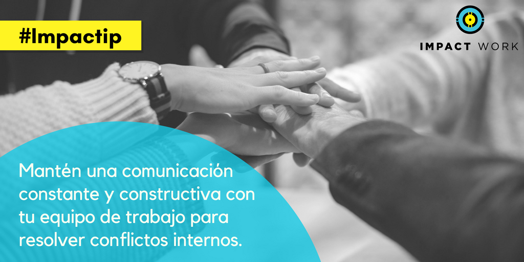 #ImpacTip Si hay algún conflicto entre tus colaboradores es importante escuchar a cada uno y dar retroalimentación personal, para evitar poner en evidencia las áreas de oportunidad o errores que hayan cometido. #RetroalimentaciónConstructiva