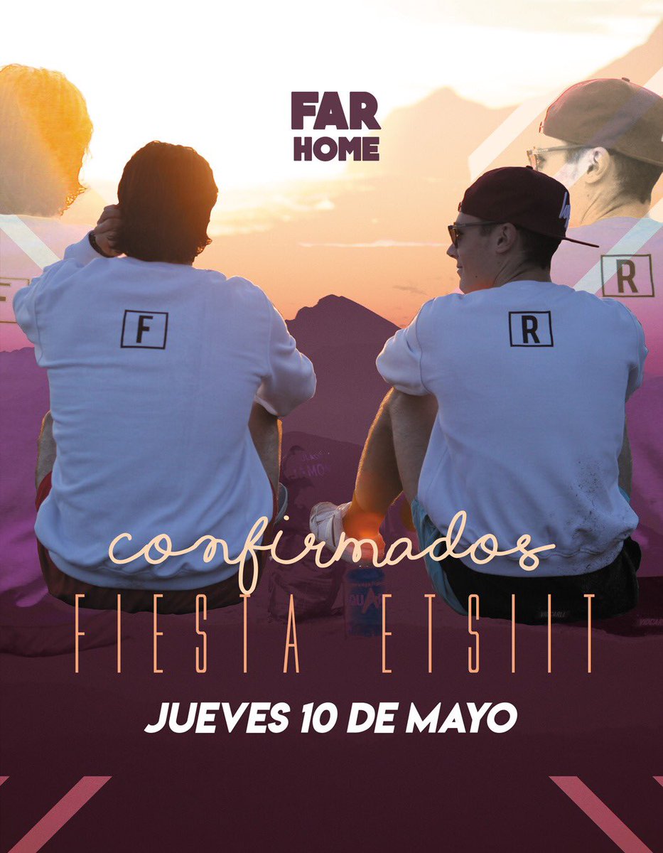 FarHome_'s tweet photo. 🤖 SORPRESA  🤖
Estaremos este año también en la fiesta @delegaetsiit que se celebrará este JUEVES 10 de MAYO.
Un año acompañados de una gran familia 🤙🏻
#simplyfar https://t.co/Fwkk1WlIcL