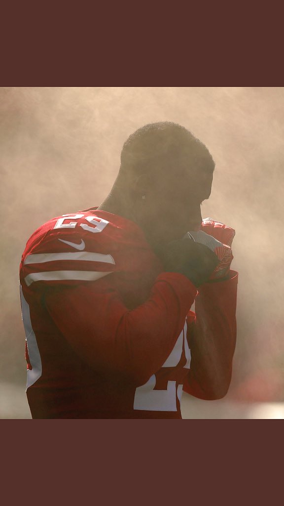 9erAmor's tweet photo. I love this pic says a lot! #hungry #winwinwinonmymind #niners #29 #letsgetit2018 #tartt #29TIME #NINERFAITHFUL #NINEREMPIRE https://t.co/bcEImknzCd