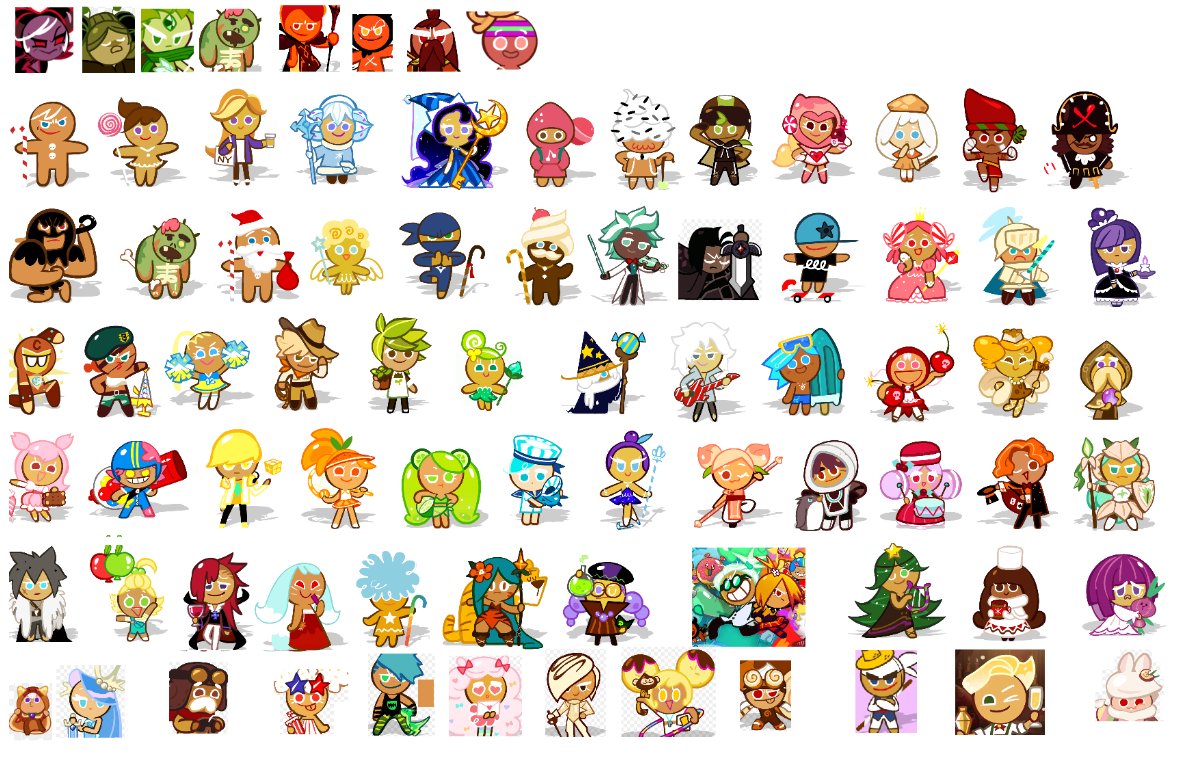 Am i missing anyone? This is from December 2017, so if there were any new ones besides Whipped Cream, I don't know