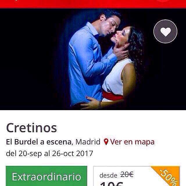 DoriamSojo's tweet photo. TEATRO #CRETINOS Un espectáculo teatral valorado como extraordinario con canciones  en vivo. Reservas; https://t.co/ujK8B4eOia #Teatro https://t.co/zBSKYGLdes