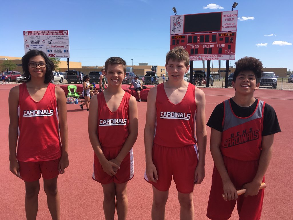 7th Boys 4x200 Relay (3rd place): Brandon Castro, Tristen Buller, Conner Fralick, Ever Armenta!