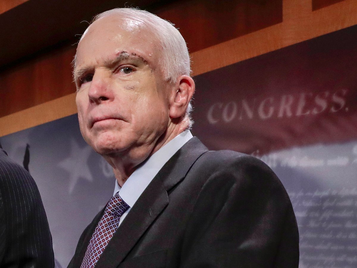 McCain plans funeral - Trump not invited