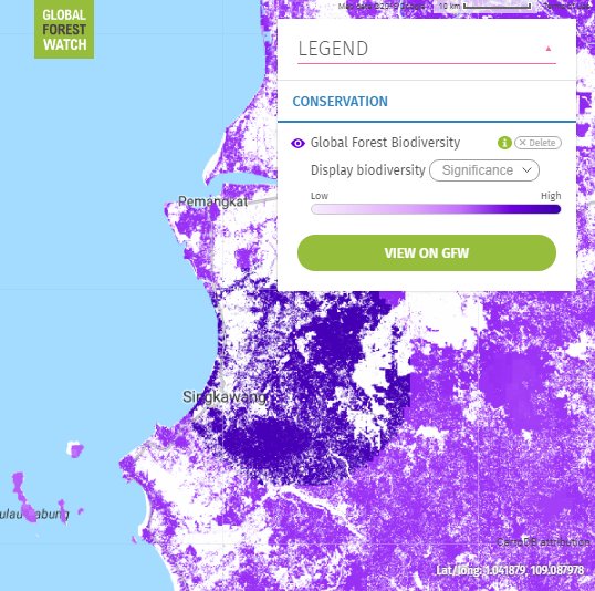 globalforests's tweet photo. How are humans impacting #biodiversity? The latest Global Forest Watch data tells us more. https://t.co/2lvXHdV9Zm https://t.co/DYr5VcSZ6Y