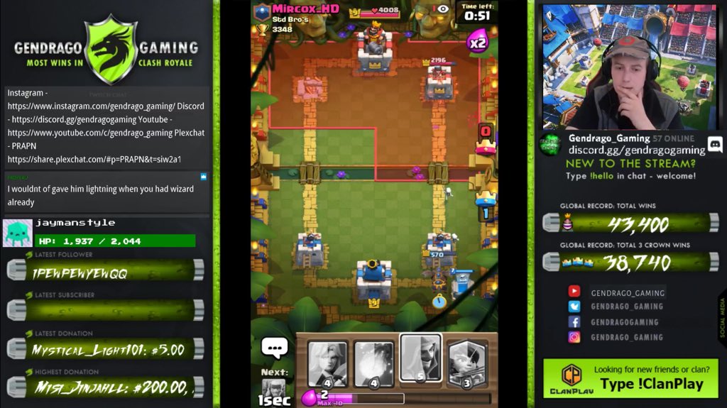 I wanna thank everyone who rocked out with me today with <a href="/ClashRoyale/">Clash Royale</a> on twitch.tv/gendrago_gaming 

I feel so blessed to have such a amazing community. It’s good to be back steady on twitch! Peaking at 132! I’m getting that summer feeling baby!

#ClashRoyale #supercell #twitch