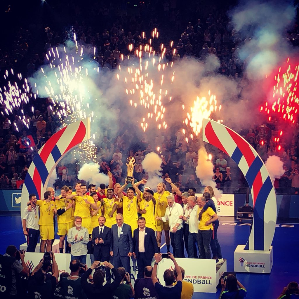 Victoire du PSG HB pour la finale de la CDF de Handball à l’<a href="/AccorH_Arena/">AccorH_Arena</a> 

#accordhotelarena #ffhandball🤾‍♂️🇫🇷  #Paris